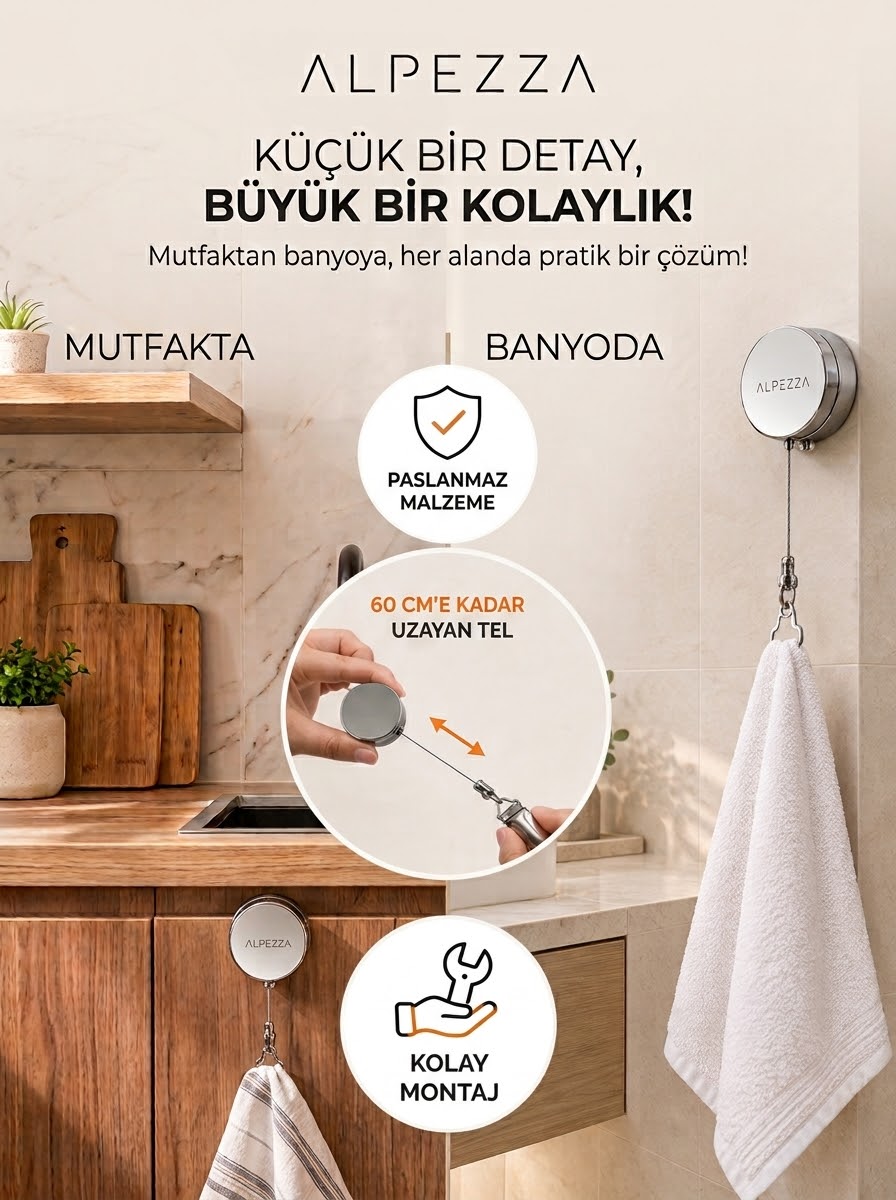 Alpezza Uzayan Askı